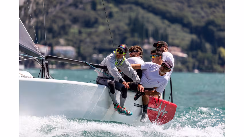 Taki 4 ITA778 of Marco Zammarchi with Niccolo Bertola at the helm - Melges 24 European Sailing Series 2021 - Event 3 - Riva del Garda, Italy