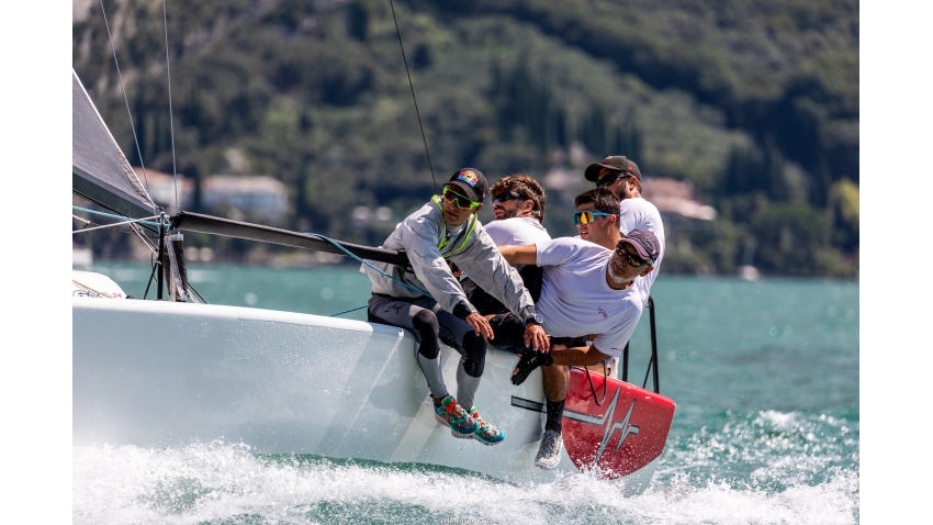 Taki 4 ITA778 of Marco Zammarchi with Niccolo Bertola at the helm - Melges 24 European Sailing Series 2021 - Event 3 - Riva del Garda, Italy