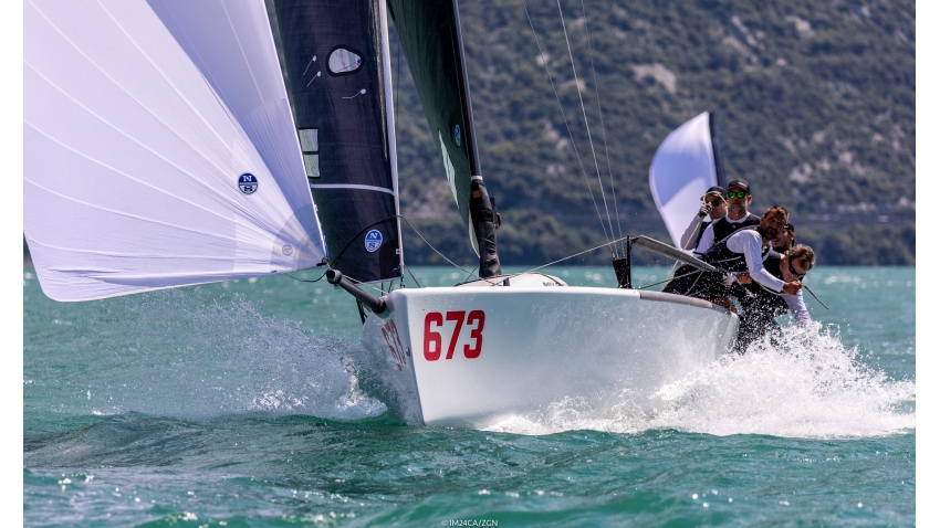 Peter Karrie's Nefeli GER673 - Melges 24 European Sailing Series 2021 Event 3 - Fraglia Vela Riva, Italy