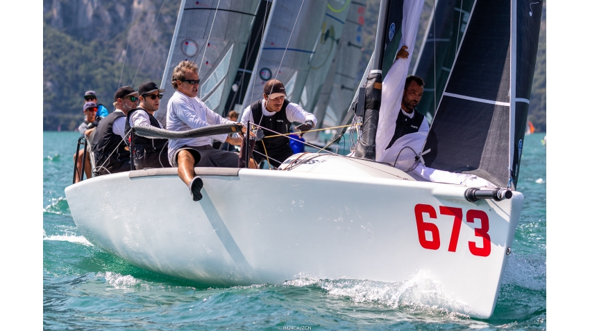 Peter Karrie's Nefeli GER673 - Melges 24 European Sailing Series 2021 Event 3 - Fraglia Vela Riva, Italy