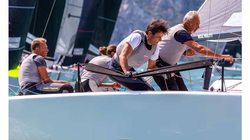 Strambapapa ITA689 of Michele Paoletti - Melges 24 European Sailing Series 2021 - Event 3 - Riva del Garda, Italy 