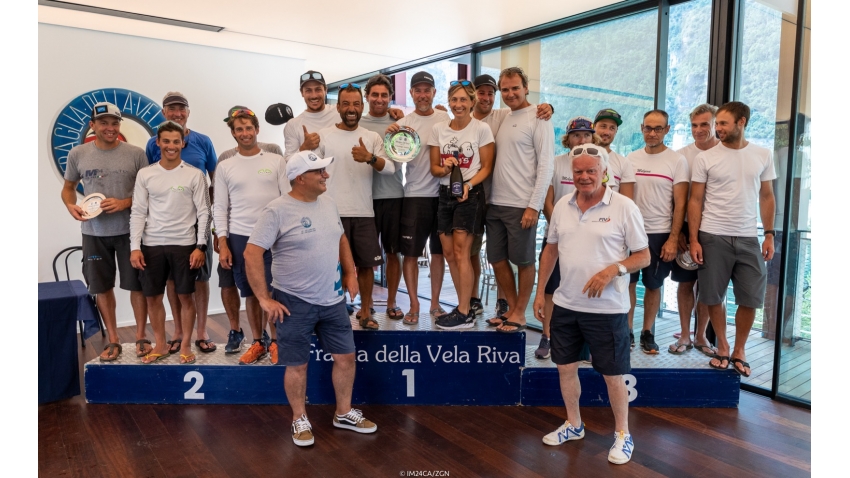 Overall Top 3 - Melges 24 European Sailing Series 2021 Event 3 - Riva del Garda, Italy