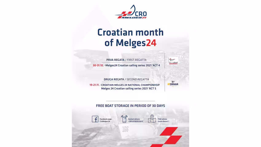 Month of Melges 24 events in Croatia - 2021