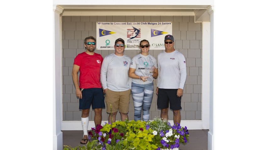 2021 U.S. Melges 24 Corinthian - Second Place - BAD IDEA (Scot Zimmerman, Katy Zimmerman, Andy Girrell, Kevin Fisher)