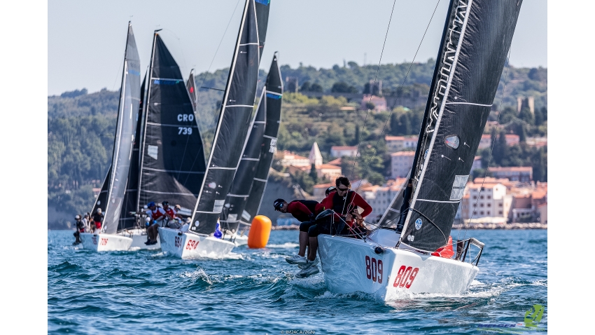 Sergio Caramel's Arkanoe by Montura ITA809 leading the ranking of the Melges 24 European Sailing Series 2021 before the final event - Portoroz, Slovenia