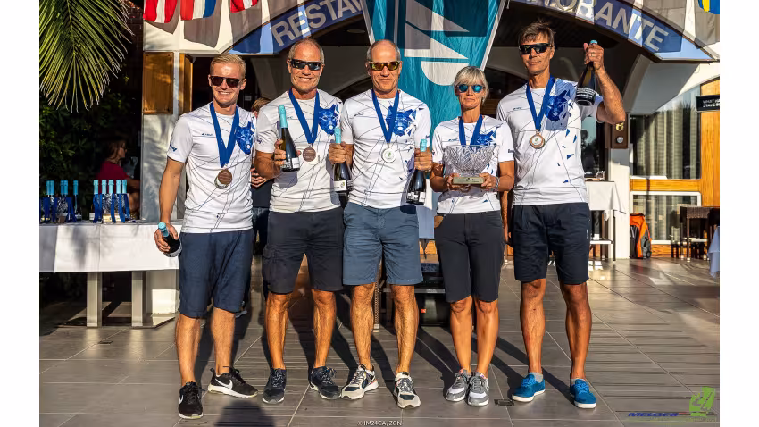  Tõnu Tõniste’s Lenny with Toomas Tõniste, Tammo Otsasoo, Henri Tauts and Maiki Saaring - 2021 Melges 24 European Bronze and Corinthian European Champion