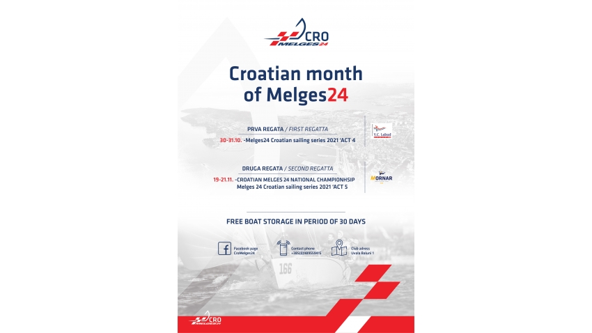 2021 - Melges 24 regattas in Croatia - October & November