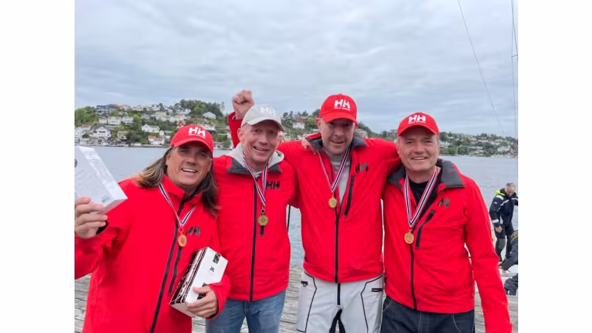 NOR697 Helly Hansen II Lisa - Kristoffer Spone, Christen Horn Johannessen, Børre Hekk Paulsen, Sigurd Hekk Paulsen - Melges 24 Norwegian Champions 2021