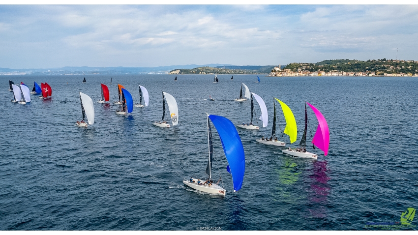 Melges 24 European Championship 2021 in Portoroz, Slovenia in the picturesque bay of Piran