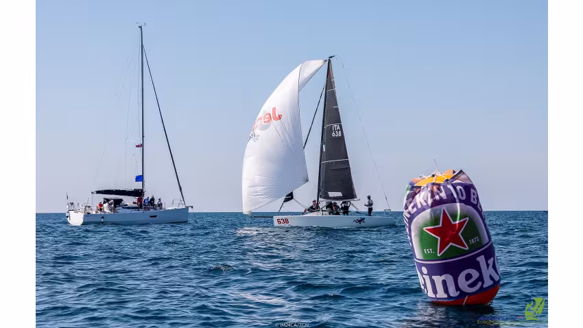 Jeco Team ITA638 of Marco Cavallini grabbed a bullet in Corinthian division with a third result in Race Four in overall fleet on Day Two at the Melges 24 European Championship 2021 in Portoroz
