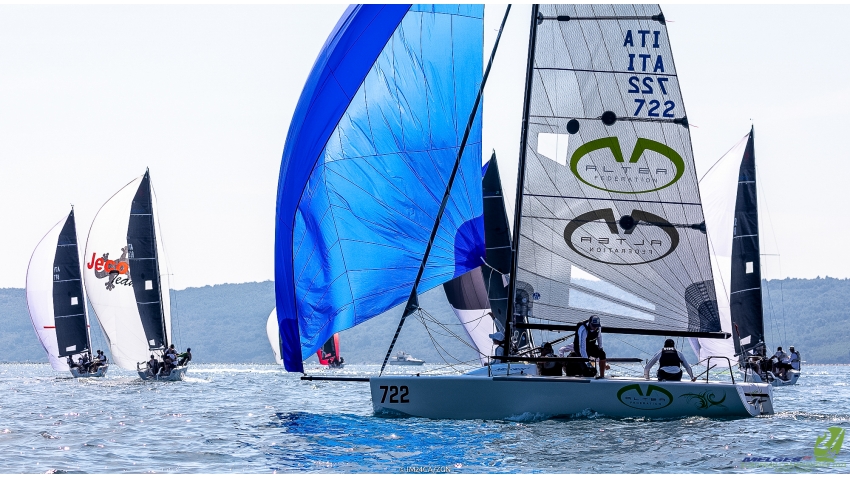 Altea ITA722 of Andrea Racchelli takes the title of the Melges 24 European Championship 2021 in Portoroz, Slovenia