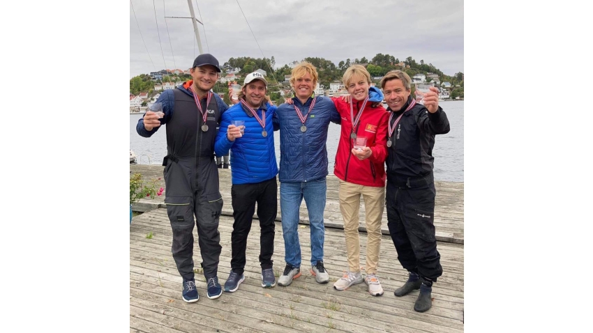 NOR751 Storm Capital Sail Racing - Peder Jahre, Tomas Mathisen, Sigurd Tveit, Morten Røisland, Herman Nilsen - 2nd at the Melges 24 NOR Nationals 2021