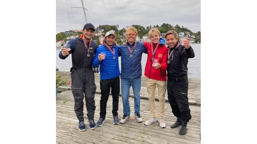 NOR751 Storm Capital Sail Racing - Peder Jahre, Tomas Mathisen, Sigurd Tveit, Morten Røisland, Herman Nilsen - 2nd at the Melges 24 NOR Nationals 2021