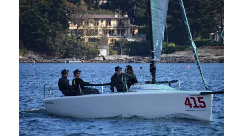 Sunnyvale CAN415 of Fraser McMillan and crew, Aidan Koster, Alex Levkoskiy and Chris ‘Shaka’ Vassallo - Melges 24 Canadian Champion 2021