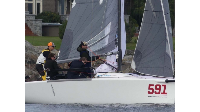 Recidivist CAN591 of Michael Bond finished the Melges 24 Canadian Nationals 2021 second overall and claimed the top Corinthian prize