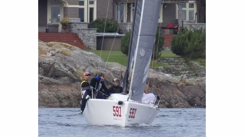 Recidivist CAN591 of Michael Bond finished the Melges 24 Canadian Nationals 2021 second overall and claimed the top Corinthian prize