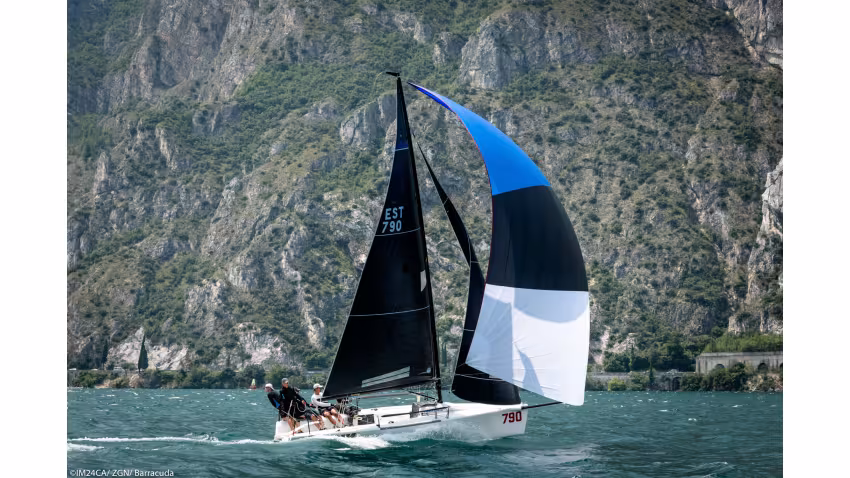 The second on the Corinthian top 3 is a 2021 Melges 24 Corinthian European Champion, Tõnu Tõniste’s Lenny from Estonia, being sixth in the overall ranking