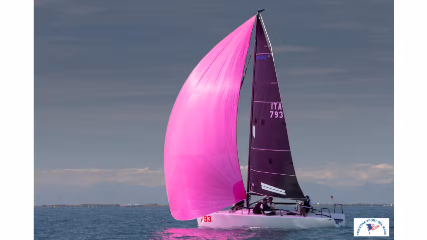 Paolo Brescia’s Melgina ITA793 (1-1-2) with Simon Sivitz calling the tactics, dominates opening day in Trieste - final event of the Melges 24 European Sailing Series 2021 - Trieste, Italy
