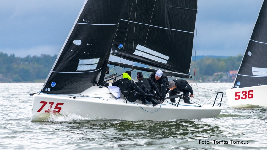 Jonas Berntsson's SWE715 with Magnus Lundberg, Viktor Thorsson, Claes Meldgaard - Melges 24 Swedish Champion 2021