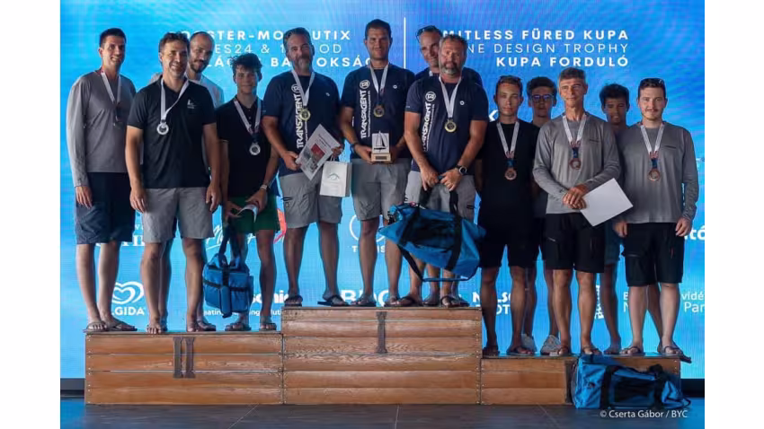 2021 Melges 24 Hungarian Nationals - Top 3 - Seven_Five_Nine of Akos Csolto, Strange Brew of Botong Weores and HÓD of Attila Bujaky
