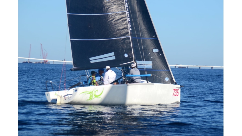 Skipper Dwight LeBlanc iii on ‘Triple D’s’ - Bushwhacker Cup 2021, Pensacola YC, FL, USA