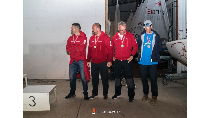 Team Iggy CRO385 of Karlo Kuret with Zlatko Vodanović, Denis Stanojevic and Bruno Gašpić -  Melges 24 Croatian National Championship 2021 - Split, Croatia
