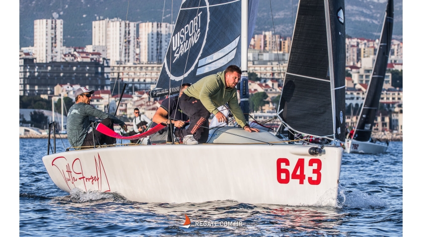 Tutta Forza of Šime Fantela with Jakov Šokota, Mihovil Fantela and Antonio Arapovic - First ever Melges 24 Croatian National Champion (Split, 2021)