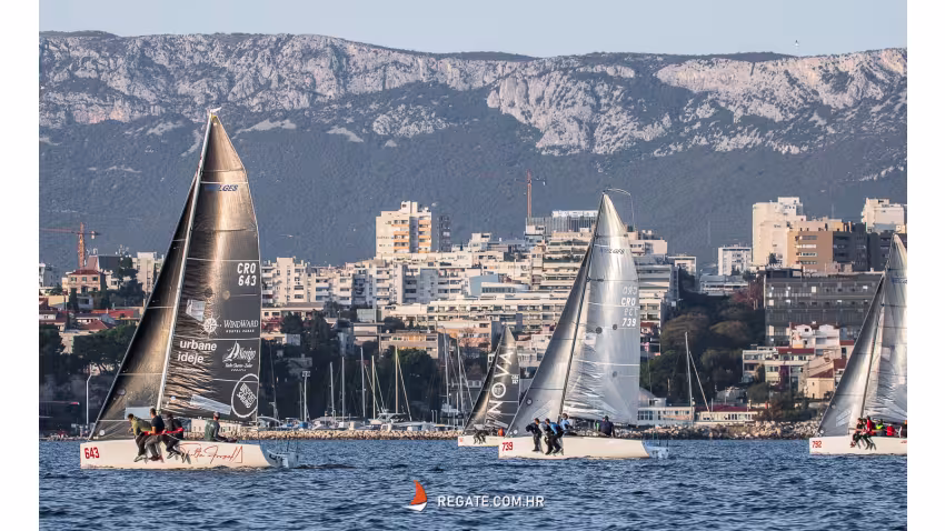 Tutta Forza of Šime Fantela with Jakov Šokota, Mihovil Fantela and Antonio Arapovic - First ever Melges 24 Croatian National Champion (Split, 2021)