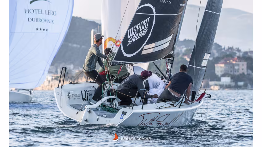 Tutta Forza of Šime Fantela with Jakov Šokota, Mihovil Fantela and Antonio Arapovic - First ever Melges 24 Croatian National Champion (Split, 2021)