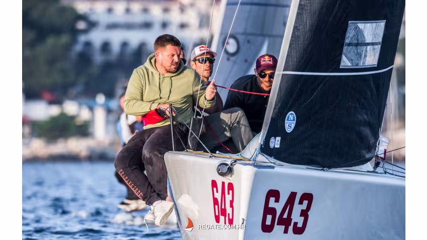 Tutta Forza of Šime Fantela with Jakov Šokota, Mihovil Fantela and Antonio Arapovic - First ever Melges 24 Croatian National Champion (Split, 2021)