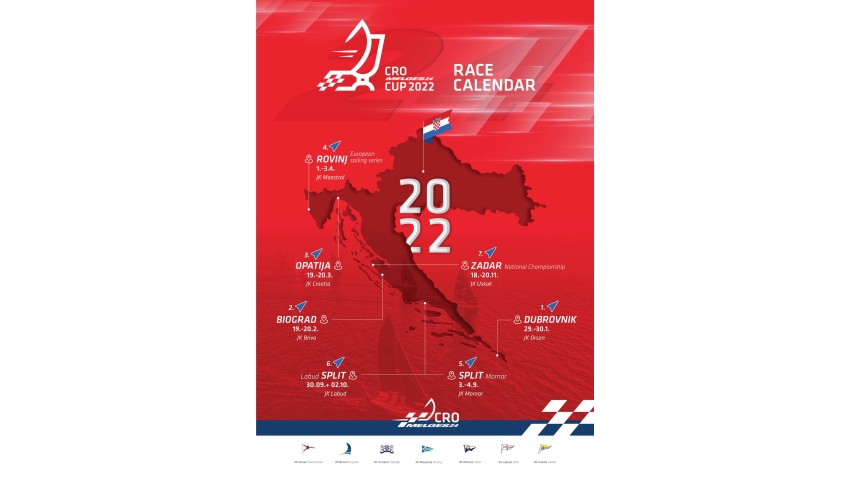 CRO Melges 24 Cup 2022 Schedule