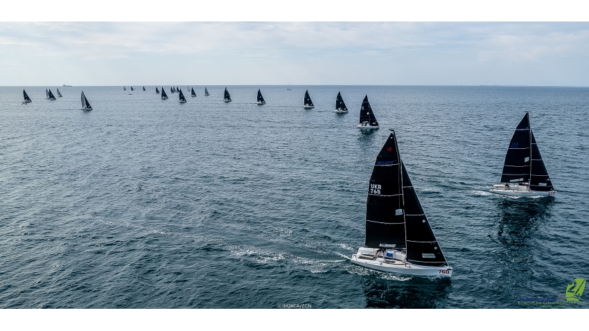 Vera UKR760 of Vasily Gureyev at the Melges 24 European Championship 2021 in Portoroz, Slovenia