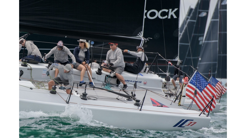 Laura Grondin on Melges iC37 - Newport Regatta 2021