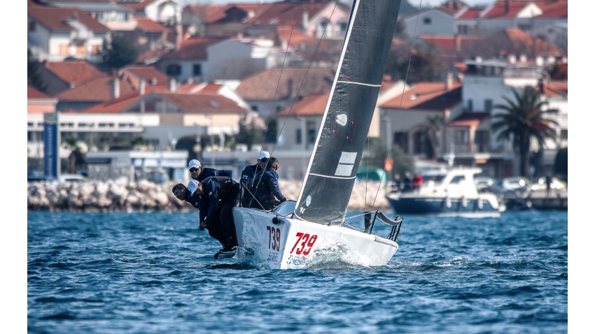 PANJIC CRO793 of Luka Šangulin with Tomislav Bašić, Duje Fržop, Tonko Rameša and Noa Šangulin - CRO Melges 24 Cup 2022 Event 2 Biograd