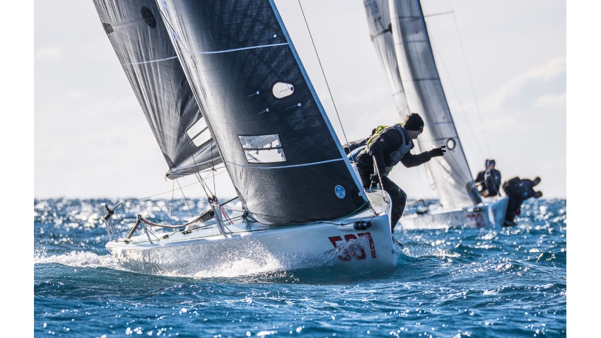 Ivan Kljaković Gašpić and his team on Univeritas Nova CRO 567 - CRO Melges 24 Cup 2022 - Event 1 - Dubrovnik