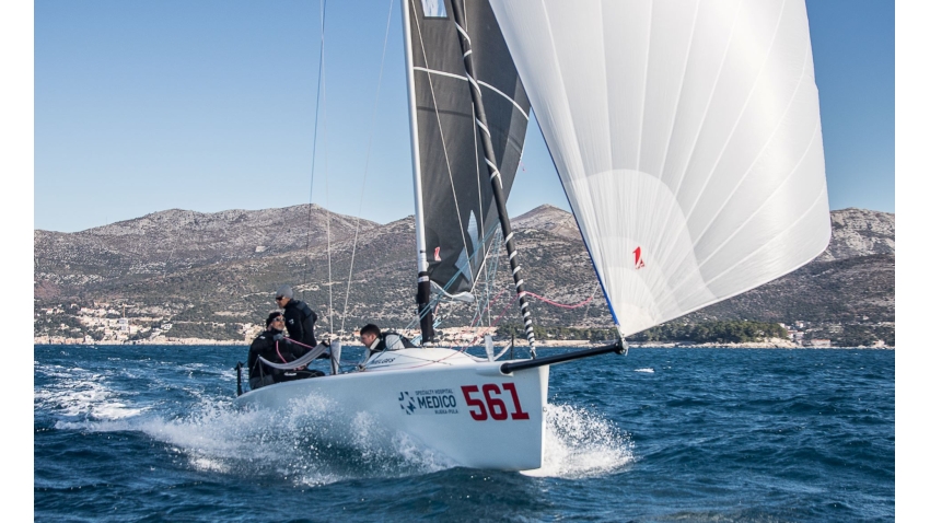 Karlo Kuret on PointOne CRO561 - CRO Melges 24 Cup 2022 - Event 1 - Dubrovnik