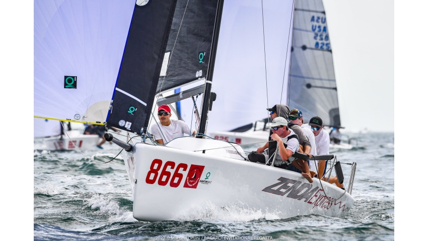 Zenda Express USA866 of Harry Melges IV - 2022 Bacardi Cup Invitational Regatta - Miami, FL