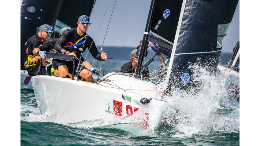 Lucky Dog USA858 of Travis Weisleder with John Bowden, Hayden Goodrick and Mark Mendleblat - 2022 Bacardi Cup Invitational Regatta - Miami, FL