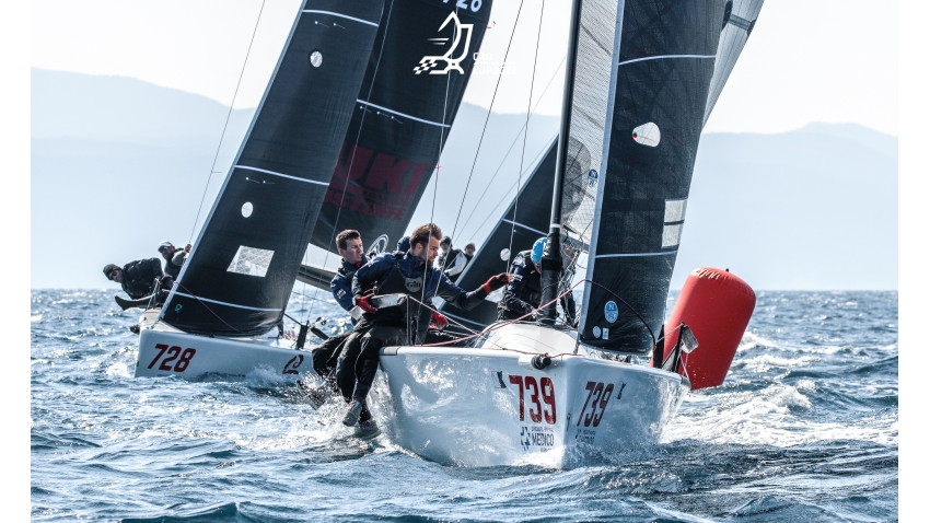 Panjic CRO739 of Luka Sangulin with Tomislav Basic, Duje Frzop, Marko Smolic and Noa Sangulin - CRO Melges 24 Cup 2022 Event 3 - Opatija