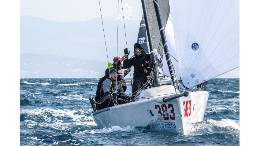 Mataran CRO 383 of Ante Botica with Ivo Matic, Mario Skrlj, Damir Civadelic and Pina Buble - CRO Melges 24 Cup 2022 Event 3 - Opatija