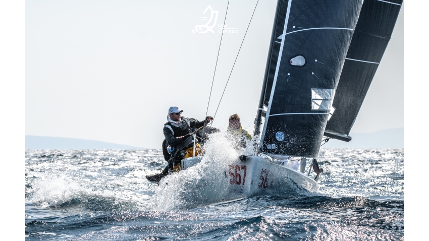 UniversitasNova CRO567 of Ivan Gljakovic Gaspic with Mia Kljakovic Gaspic, Marin Golem, Sime Markic and Filip Miroic - CRO Melges 24 Cup 2022 Event 3 Opatija