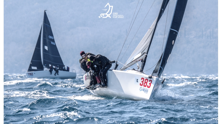 Mataran CRO 383 of Ante Botica with Ivo Matic, Mario Skrlj, Damir Civadelic and Pina Buble - CRO Melges 24 Cup 2022 Event 3 - Opatija