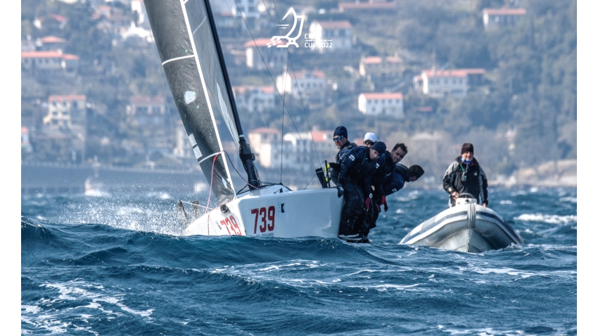 Panjic CRO739 of Luka Sangulin with Tomislav Basic, Duje Frzop, Marko Smolic and Noa Sangulin - CRO Melges 24 Cup 2022 Event 3 - Opatija