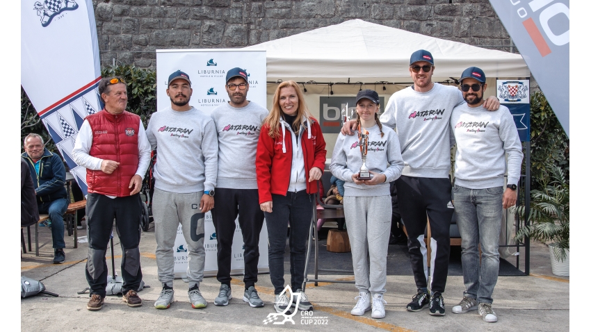 Mataran CRO 383 of Ante Botica with Ivo Matic, Mario Skrlj, Damir Civadelic and Pina Buble - CRO Melges 24 Cup 2022 Event 3 - Opatija