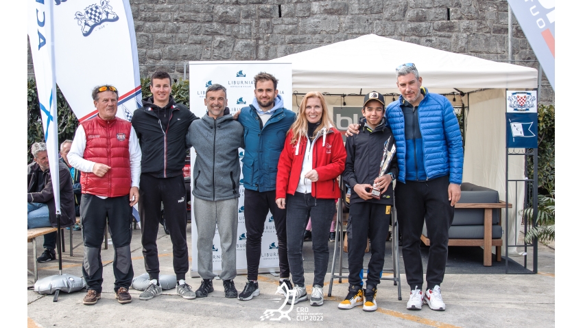 Panjic CRO739 of Luka Sangulin with Tomislav Basic, Duje Frzop, Marko Smolic and Noa Sangulin - CRO Melges 24 Cup 2022 Event 3 - Opatija