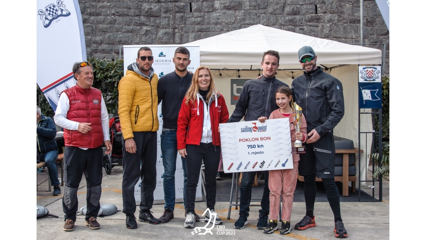 UniversitasNova CRO567 of Ivan Gljakovic Gaspic with Mia Kljakovic Gaspic, Marin Golem, Sime Markic and Filip Miroic - CRO Melges 24 Cup 2022 Event 3 Opatija