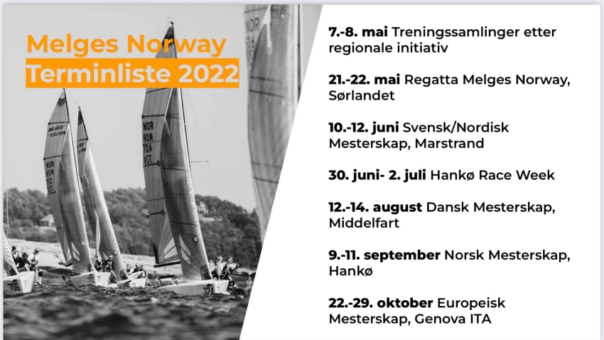 Melges 24 Norway events 2022