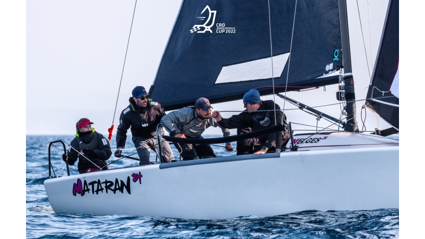 Mataran CRO 383 of Ante Botica with Ivo Matic, Mario Skrlj, Damir Civadelic and Pina Buble - CRO Melges 24 Cup 2022 Event 3 - Opatija