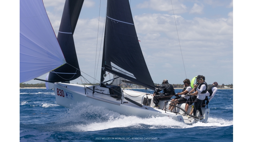 Taki 4 ITA778 -  Niccolo Bertola, Giacomo Fossati, Marco Zammarchi, Giovanni Bannetta and Pietro Seghezza. Coach Carlo Fracassoli. - Melges 24 World Champion 2022