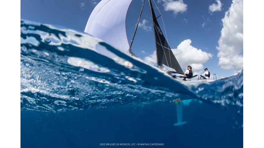 Taki 4 ITA778 -  Niccolo Bertola, Giacomo Fossati, Marco Zammarchi, Giovanni Bannetta and Pietro Seghezza. Coach Carlo Fracassoli. - Melges 24 World Champion 2022